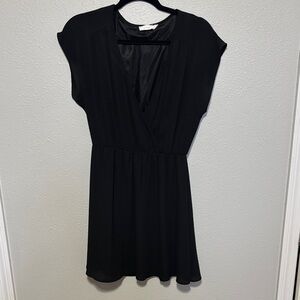 Lush Black Mini Dress